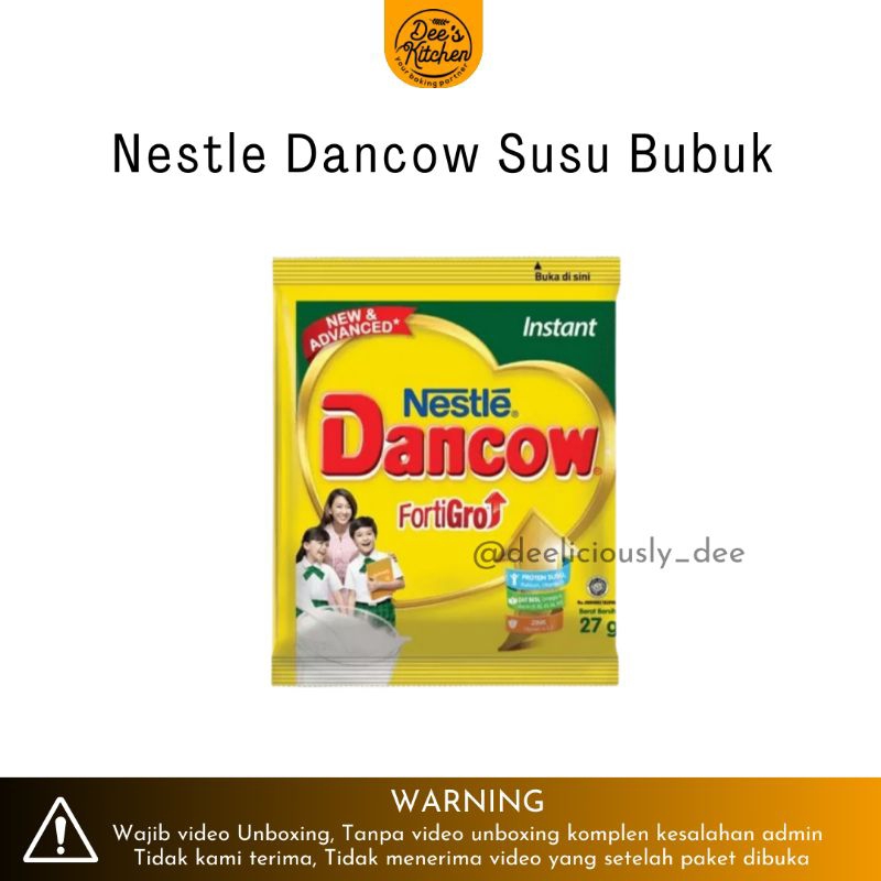 

[1 sachet] Susu Bubuk Dancow Putih Full Cream 26gr - 1 sachet