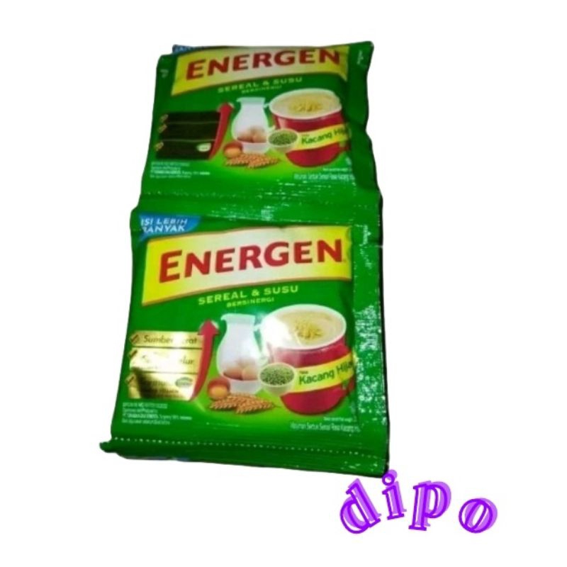 

Energen KACANG HIJAU Sereal Renceng isi 10 pcs