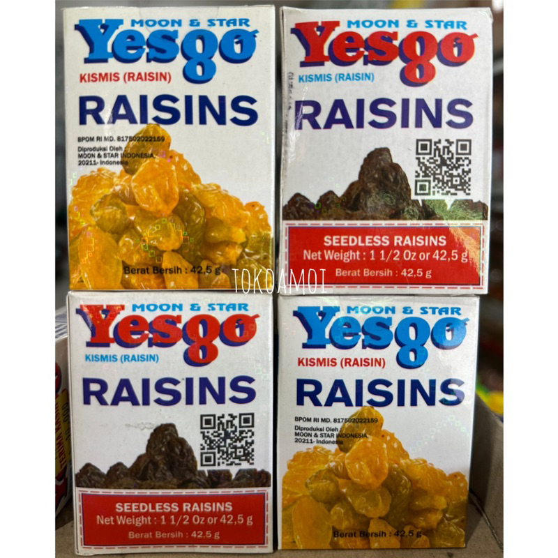 

Yesgo Raisins Moon&Stars / Kismis Jadul / Seedless Raisins