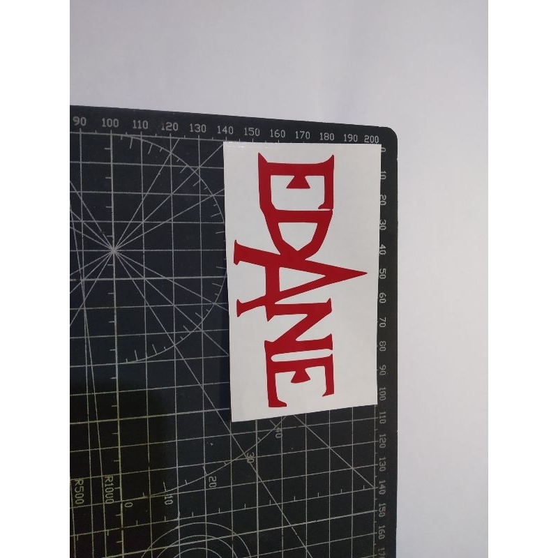 

cutting stiker edane