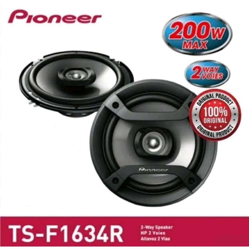 Speaker Pioneer TS F1634 coaxial mobil 2 way pioneer ts f1634