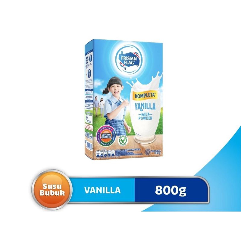 

Frisian Flag KOMPLETA vanila 800gr & cokelat 800gr