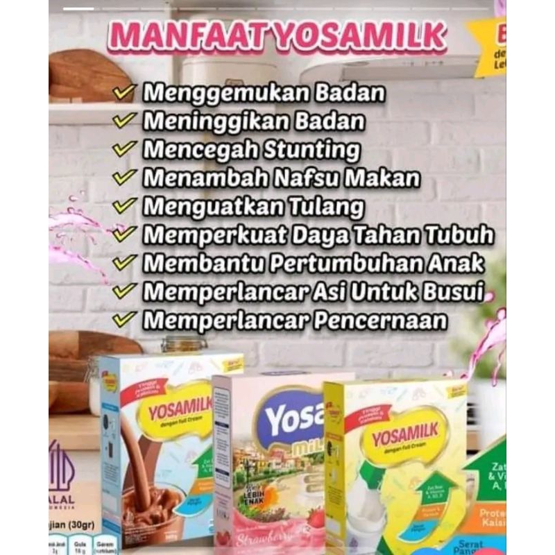

(PROMO) Yosamilk Susu Penggemuk & Peninggi Badan BPOM Coklat & Vanila Premium 500gram