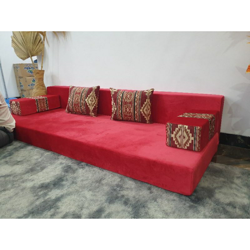 SOFA ARABIAN LESEHAN FULL BUSA SUPER PREMIUM