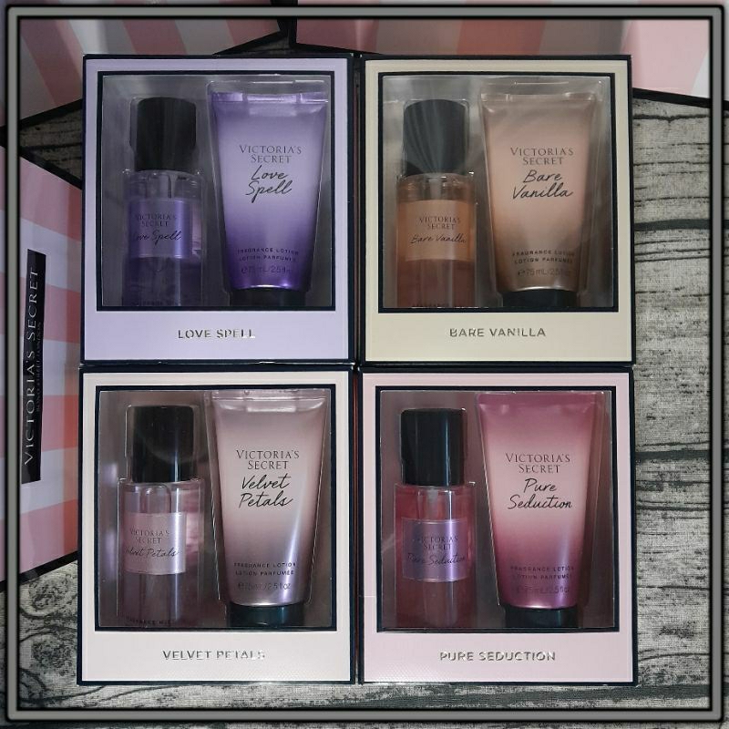 Victoria's Secret Gift Set Duo Travel Size Box