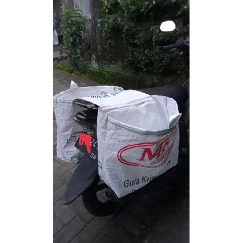 MURAH .. Tas Motor | Tas Karung Kanan Kiri | Tas Belanja Sayur /Tas pasar /Tas Londry