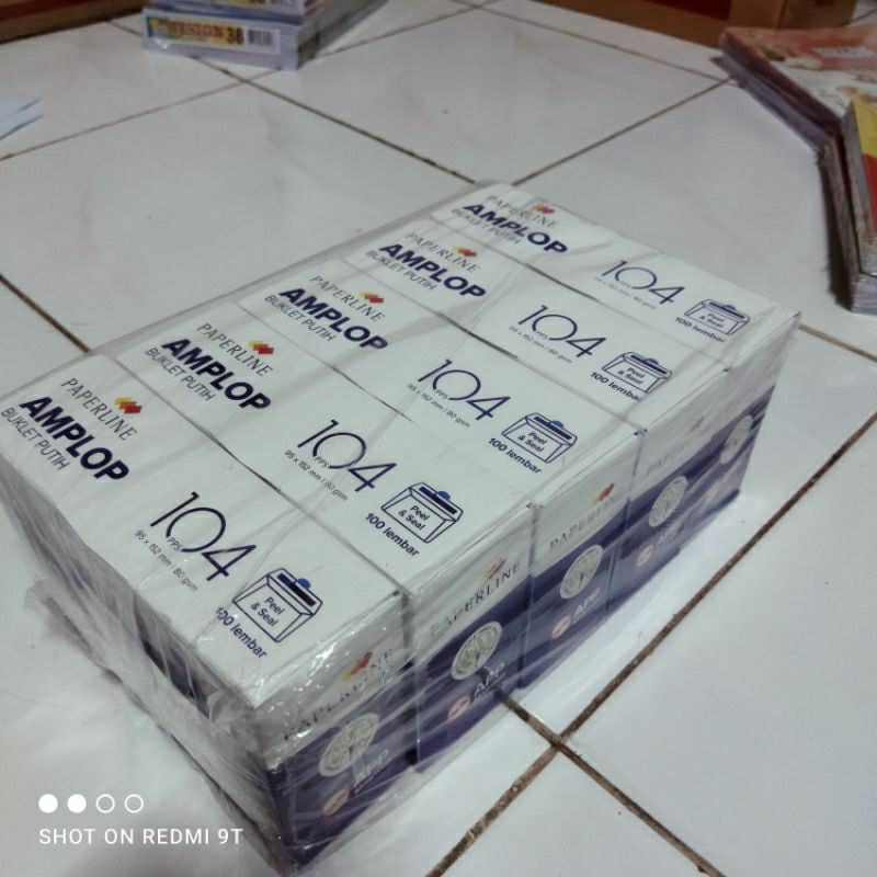

AMPLOP TANGGUNG PUTIH POLOS PAPERLINE ISI 100 LEMBAR
