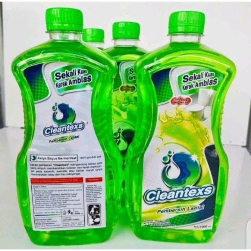 Cleantexs Cairan pembersih lantai 1000ml - Cleantexs Pembersih Kerak Kamar Mandi, Lantai, Porselen