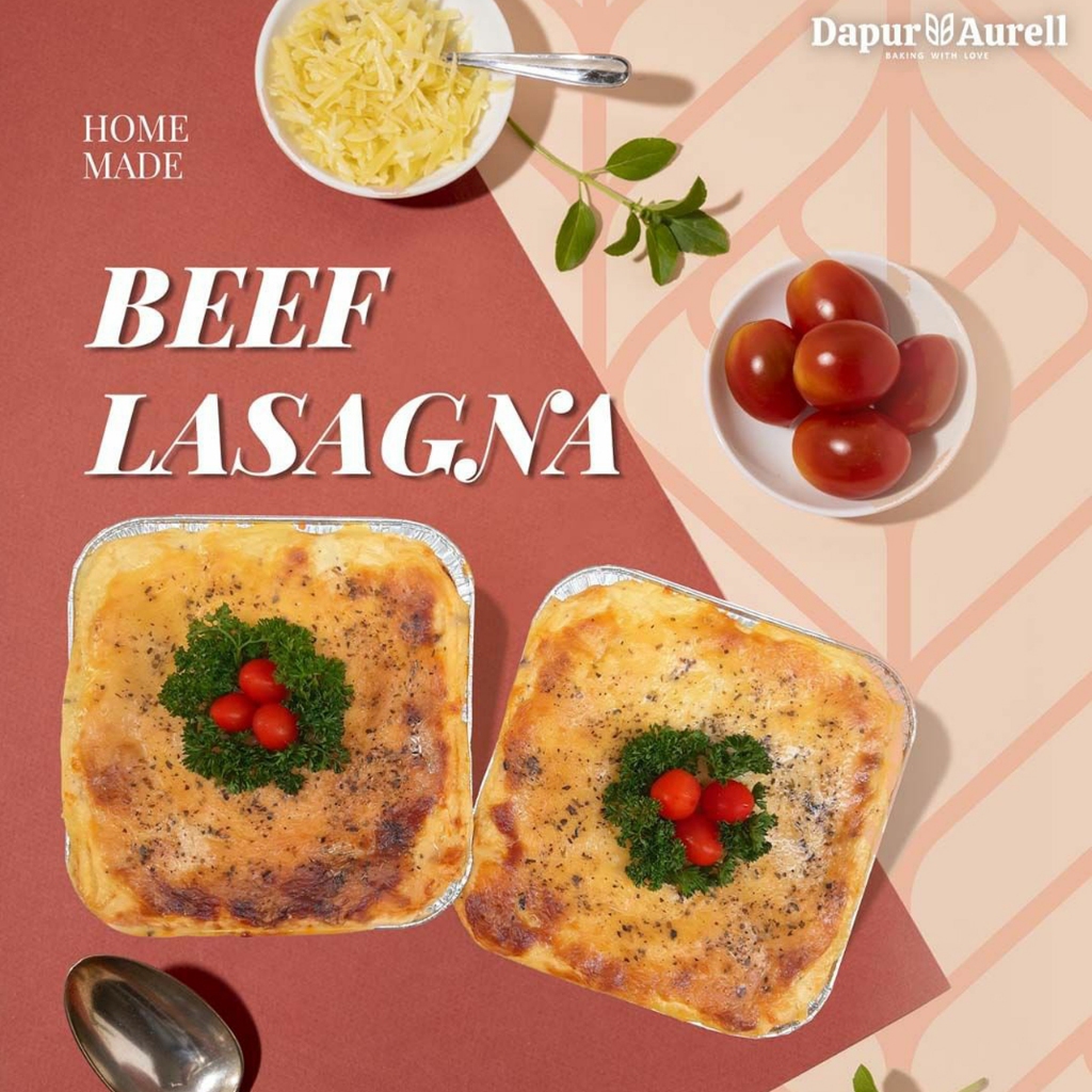 

Beef Lasagna - Small by Dapur Aurell