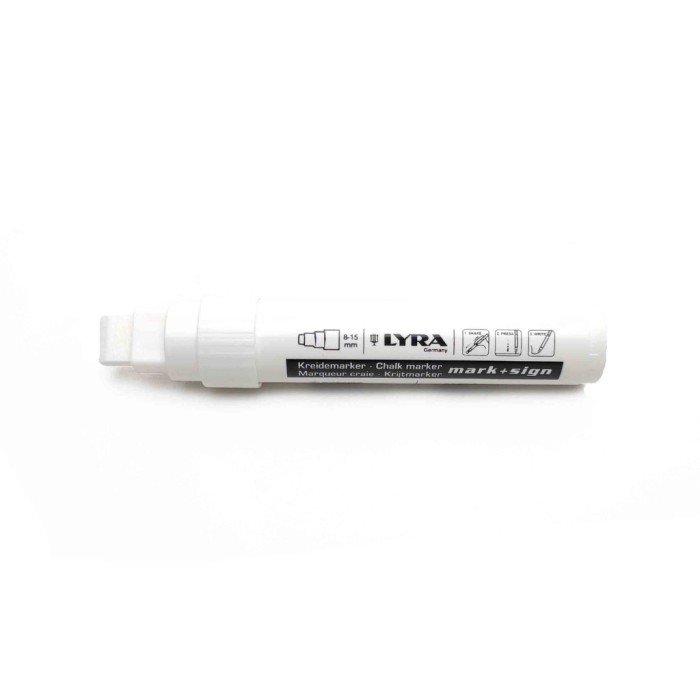 

LYRA Chalk Marker White Chisel Tip