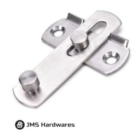 Grendel Kait Pintu Geser Stainless Steel/Grendel Slot/Kunci Geser Pintu/Lemari