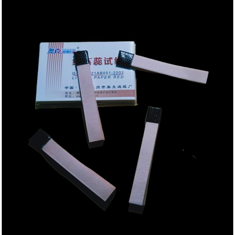 Kertas lakmus merah isi 20 strip untuk indikator asam basa atau cek air ketuban