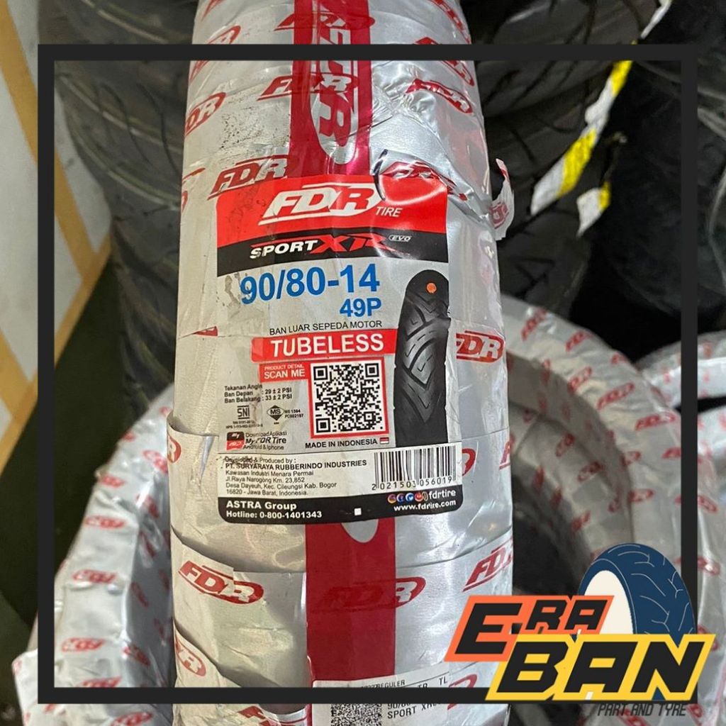BAN LUAR FDR SPORT XR 90 80 RING 14 TUBELESS