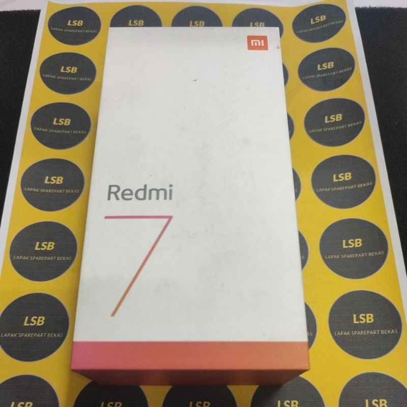 DUS BOX HANDPHONE XIAOMI REDMI 7 ORIGINAL BEKAS