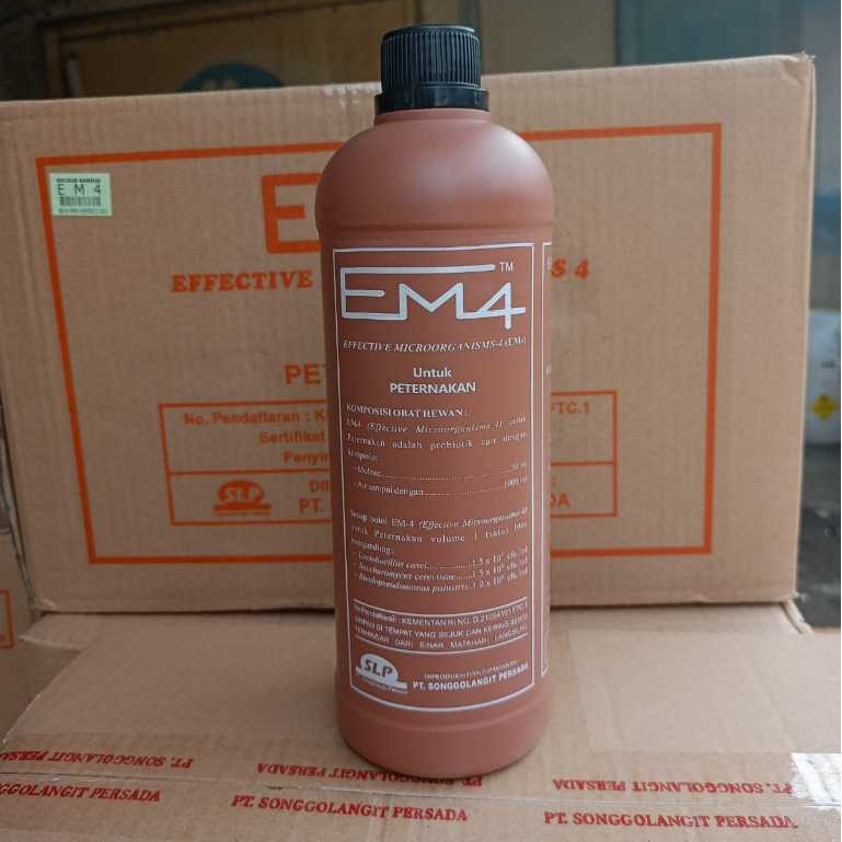 EM4 PETERNAKAN PROBIOTIK 1 LITER / EM4 PETERNAKAN UNTUK HEWAN TERNAK 1 L