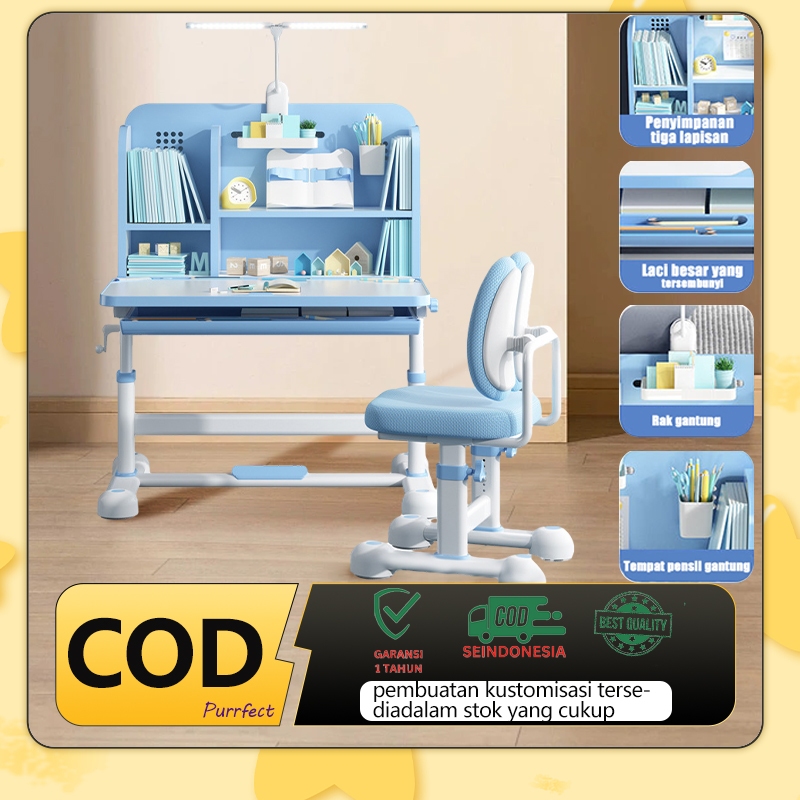 Meja Komputer/ Meja Kerja Minimalis / Meja Belajar /meja Kursi Belajar Anak / Meja Tulis Minimalis M