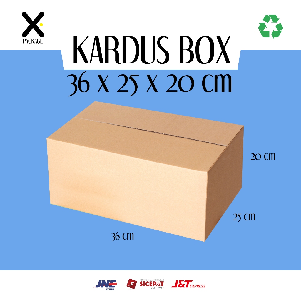 

Kardus Box Ukuran 36x25x20 cm