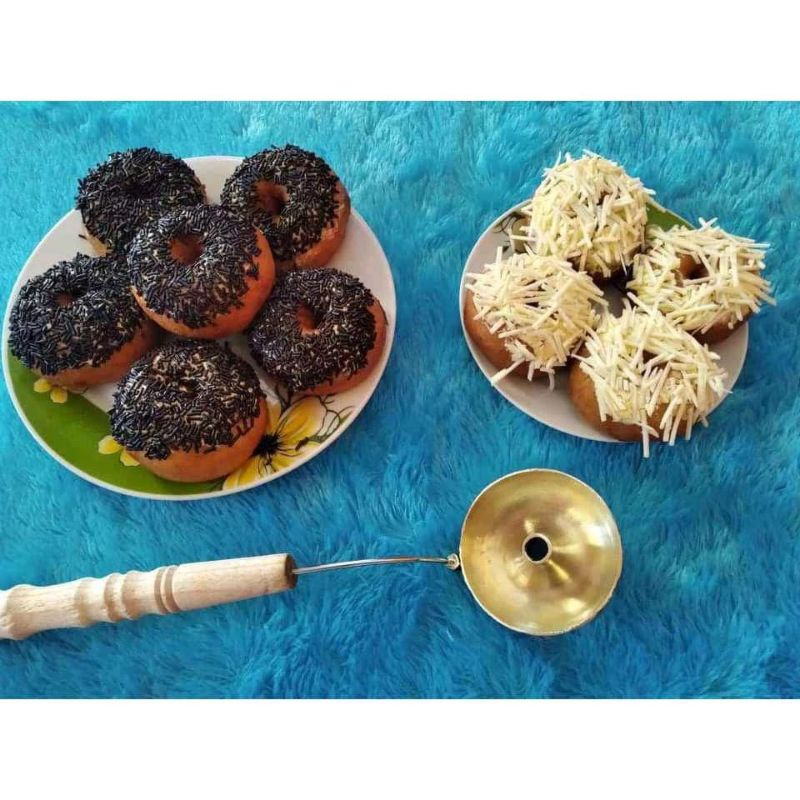 Cetakan Donat Goreng Kuningan / Cetakan Kuningan / Cetakan Donat