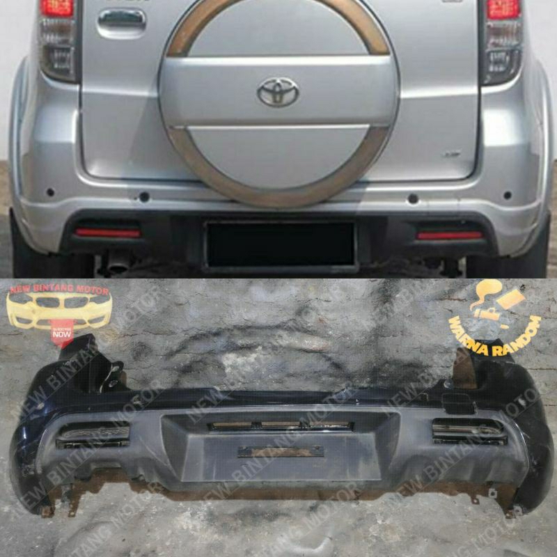 Bumper belakang toyota rush trd sportivo 2012 2015 original