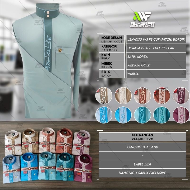 gamis pria merk Al wafa