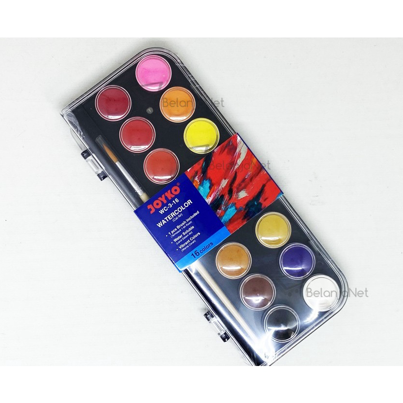 

Promo Cat Air Watercolor Cake Joyko 18 Warna WC-3-16