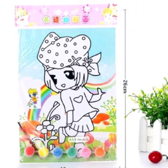 

Ready DIY Mewarnai Cat Air Water Color ( 1 Set) / Edukasi Anak / Mewarnai gambar Terbaru