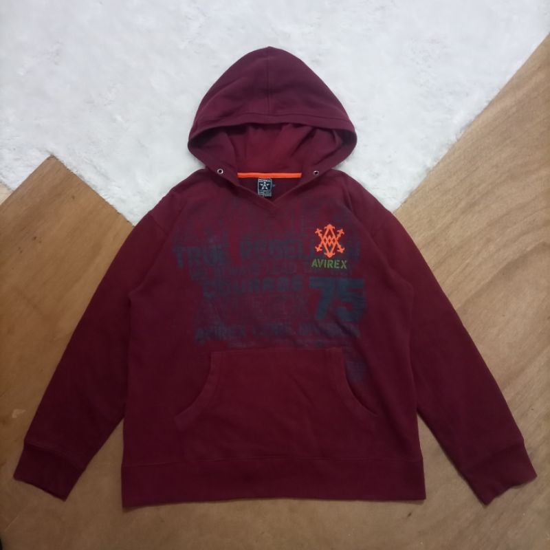 Hoodie AVIREX Maroon