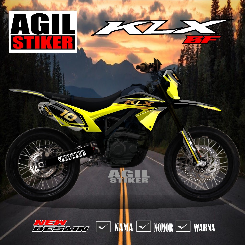 Decal Sticker Motor KLX 150 BF Fullbody-Dekal Stiker KLX BF / G /Extreme