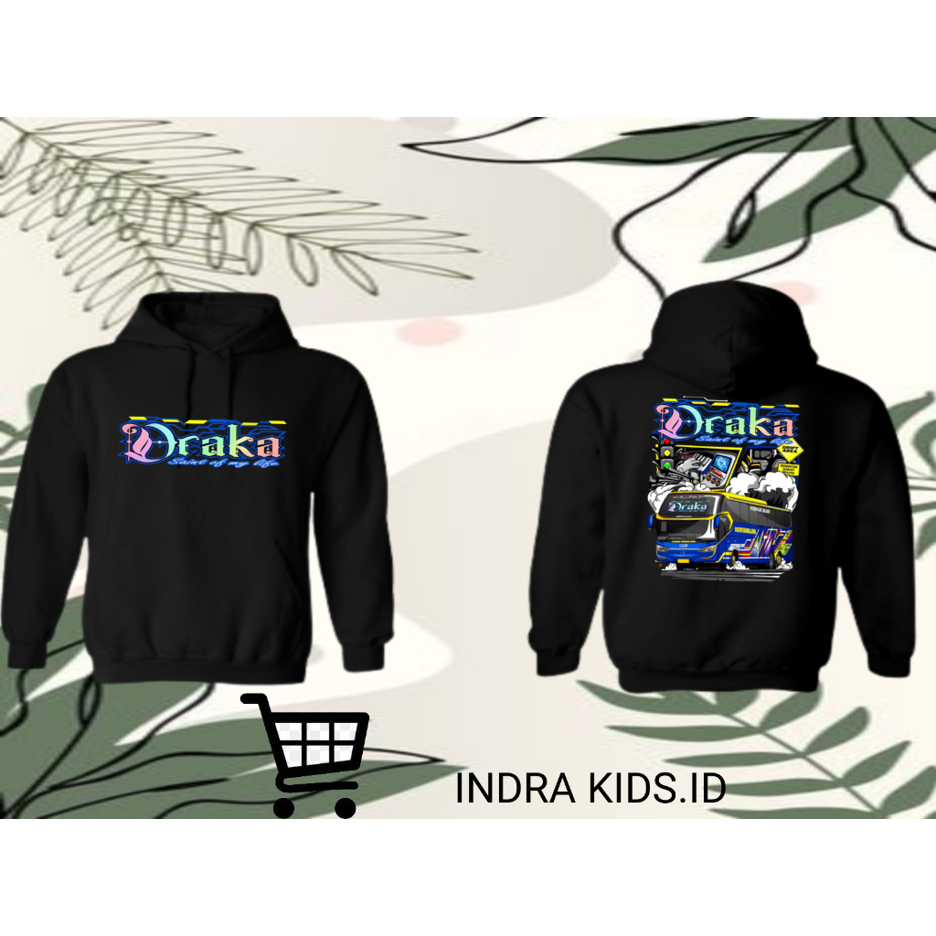 JAKET HOODIE ANAK DRAKA//SWEATER HOODIE ANAK BUS TELOLET JET BUS