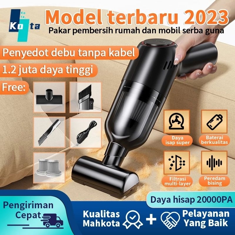 Vacum Cleaner Mobil Penyedot Debu Rumah Seluler Penyedot Debu Portabel Hisap Kuat Vacum Cleaner Kasu