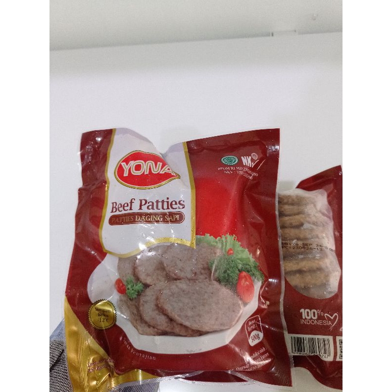 

Yona beef patties 500 gr isi 10