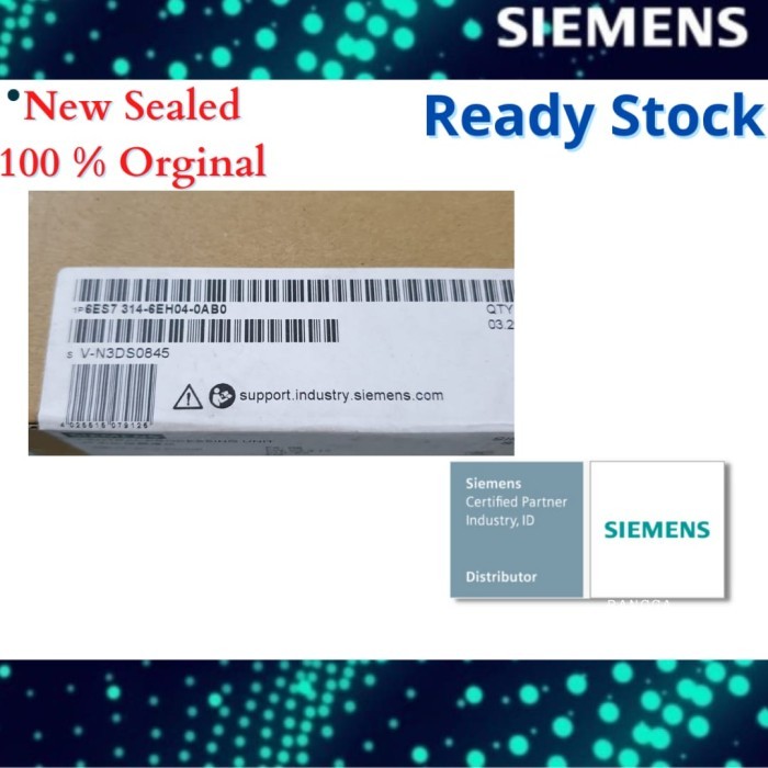 Siemens 6ES7314-6EH04-0AB0 SIMATIC S7-300, CPU 314C-2PN/DP Compact CPU