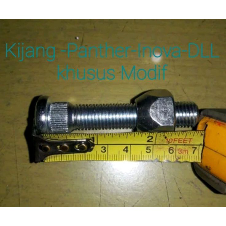 Paling Popular Baut roda kijang /Panther/Inova/hartop 2F panjang 7cm