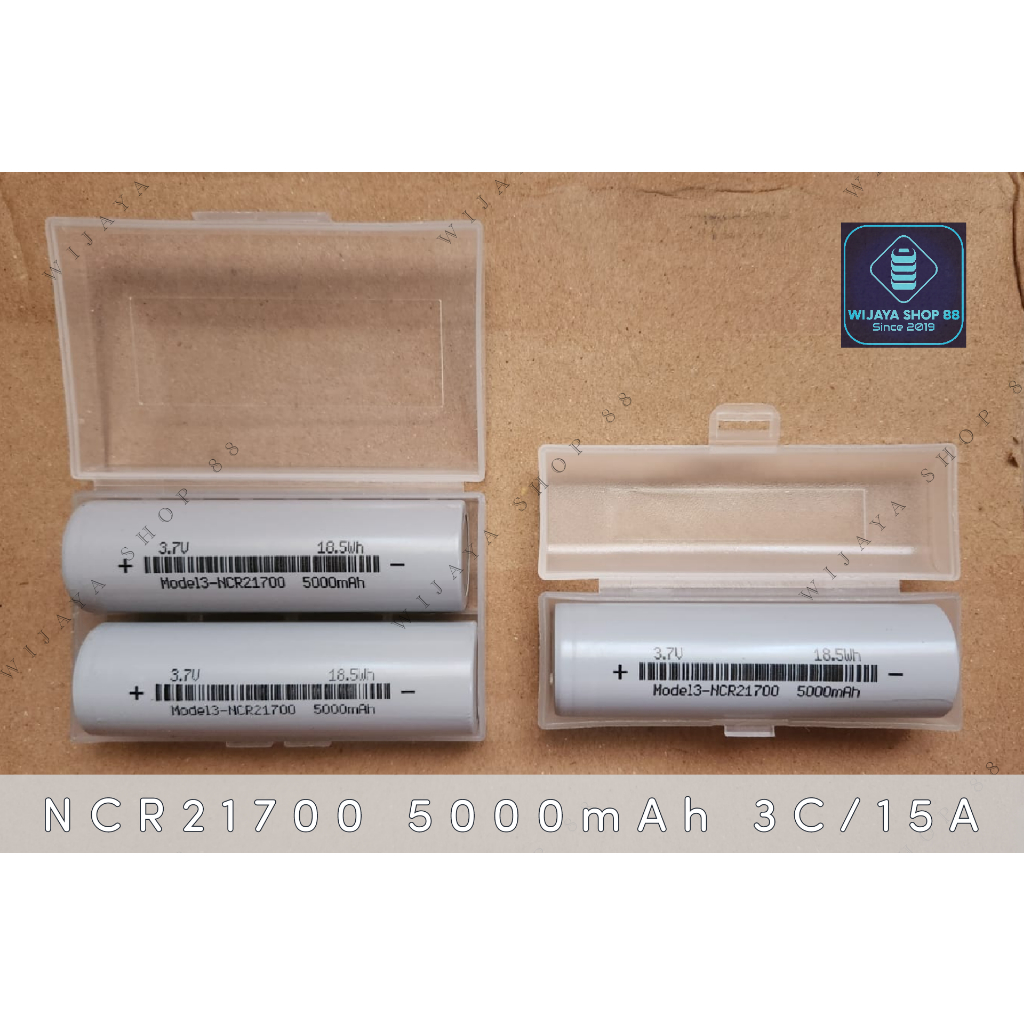 (Second) BATTERY TESLA PANASONIC NCR 21700 5000mAh 3.7v AUTHENTIC BY PANASONIC