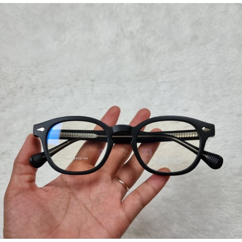Kacamata Lensa Normal Minus Antiradiasi Frame Moscot 8006