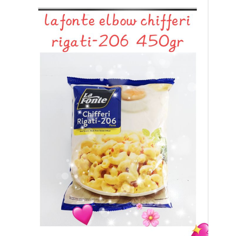 

LA FONTE SPAGHETTI /MACARONI/FETTUCCINE/CHIFFERI RIGATI