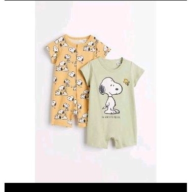 H&M Romper Isi 2 Snoopy