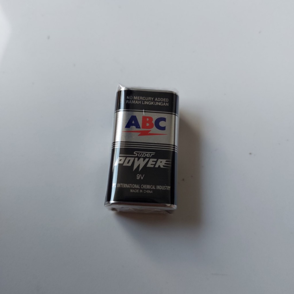 Batu Baterai ABC 9 Volt Kotak - 1 Buah