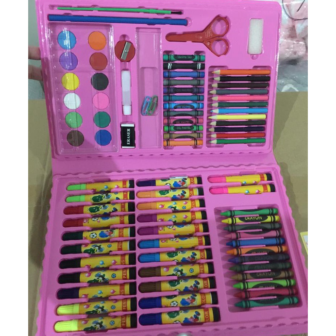

Murah Banget GU Crayon Anak Set 86pcs / Krayon Mewarnai Anak 86pcs / Pensil Warna Set 86pcs ➫➻❀✺