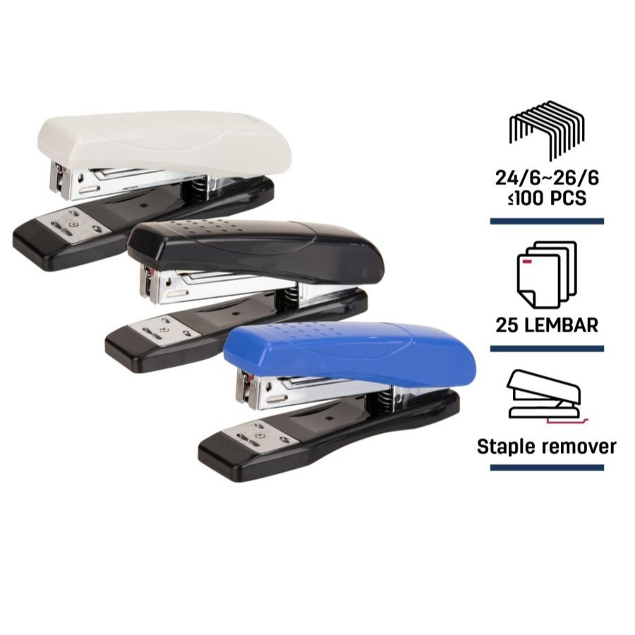 

Stapler Hekter DELI No.3 Mesin Staples 24/6 HD-50