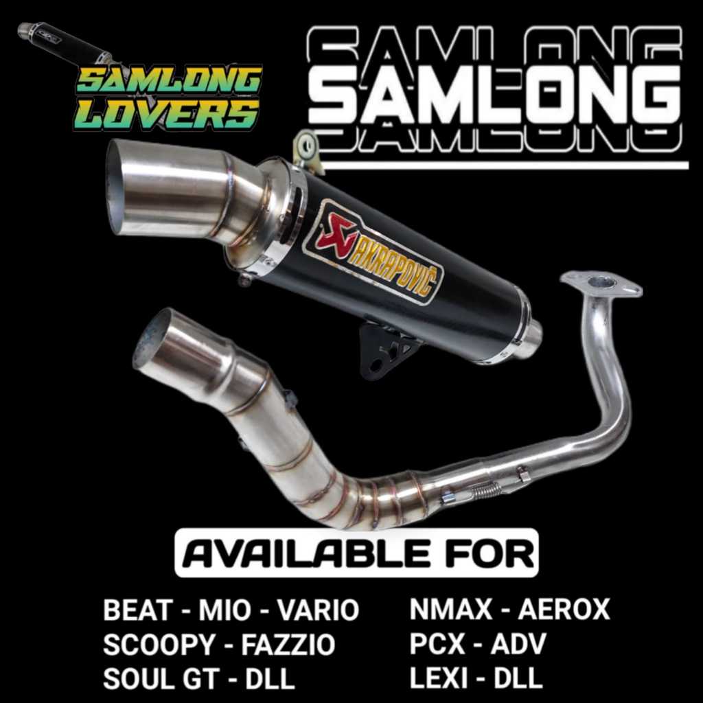 knalpot akra/knalpot samlong black/knalpot samlong/knalpot nmax old/knalpot nmax new/knalpot akra be