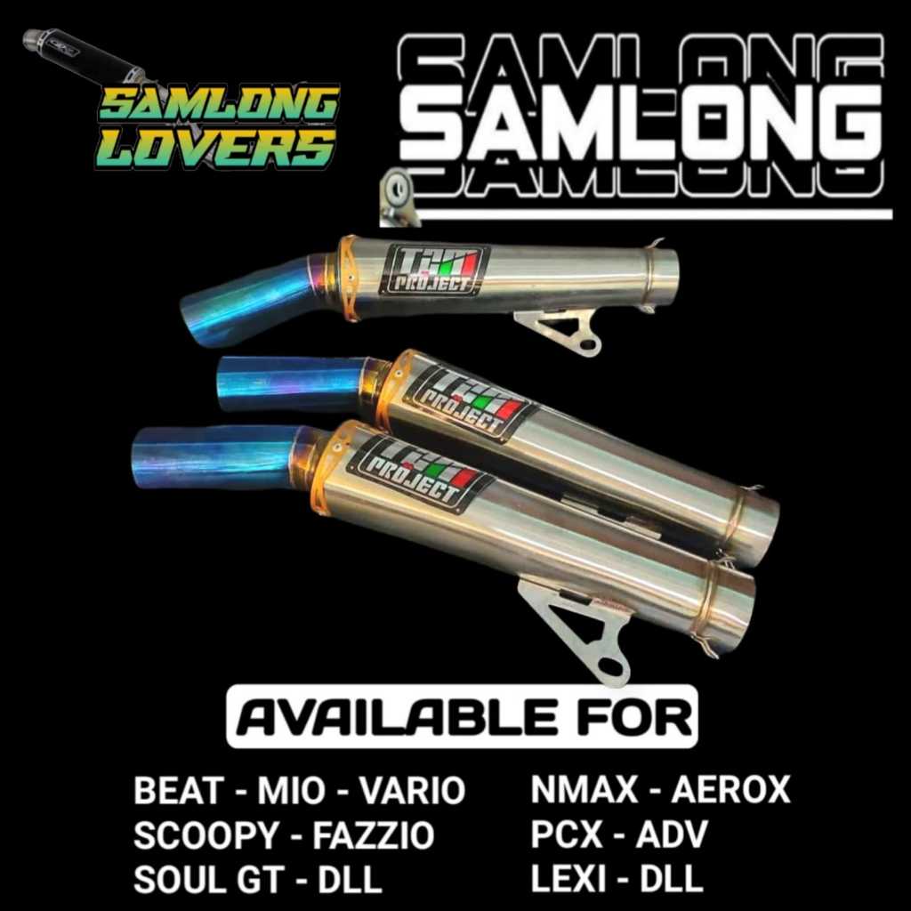 knalpot daeng samlong pucuk biru/knalpot samlong/knalpot daeng/knalpot daeng sai 4/knalpot daeng bea