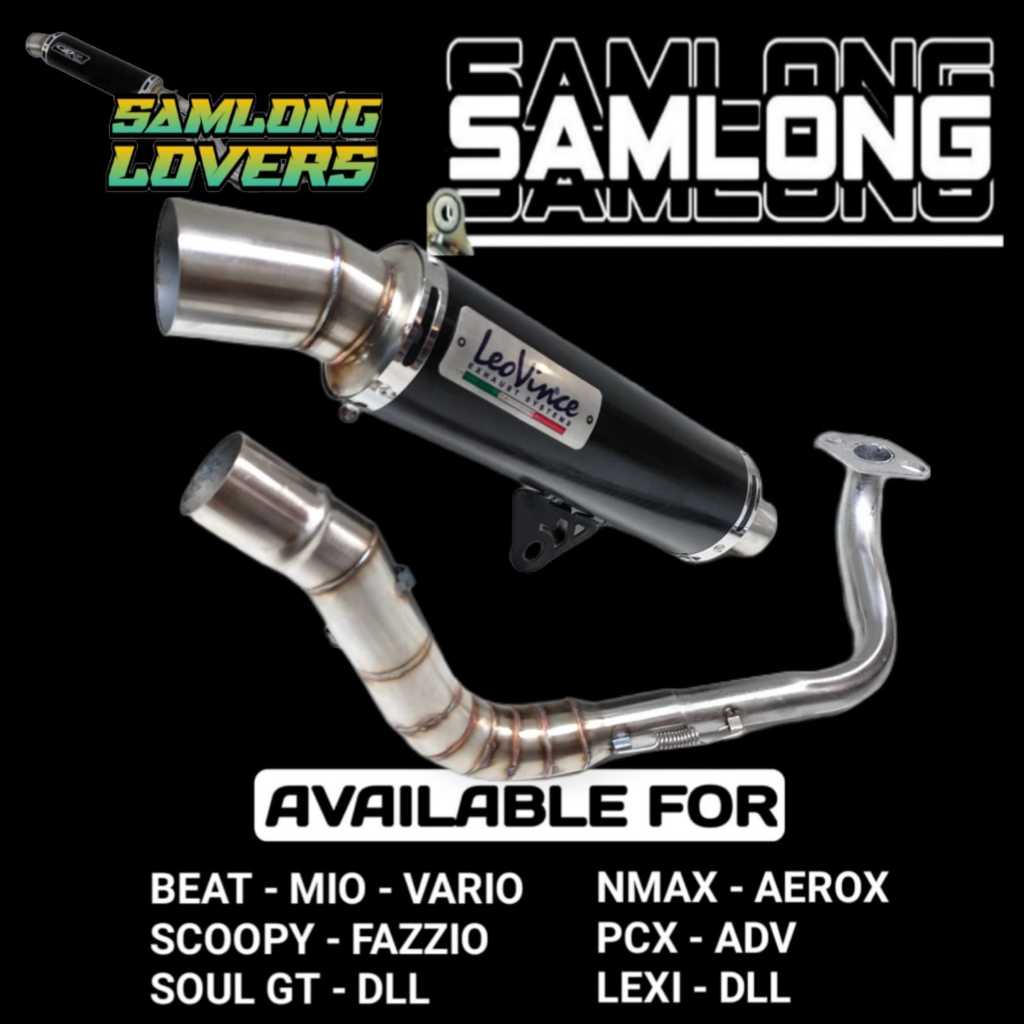 knalpot leovince samlong vario/knalpot leovince beat/knalpot leovince samlong hitam/knalpot leovince