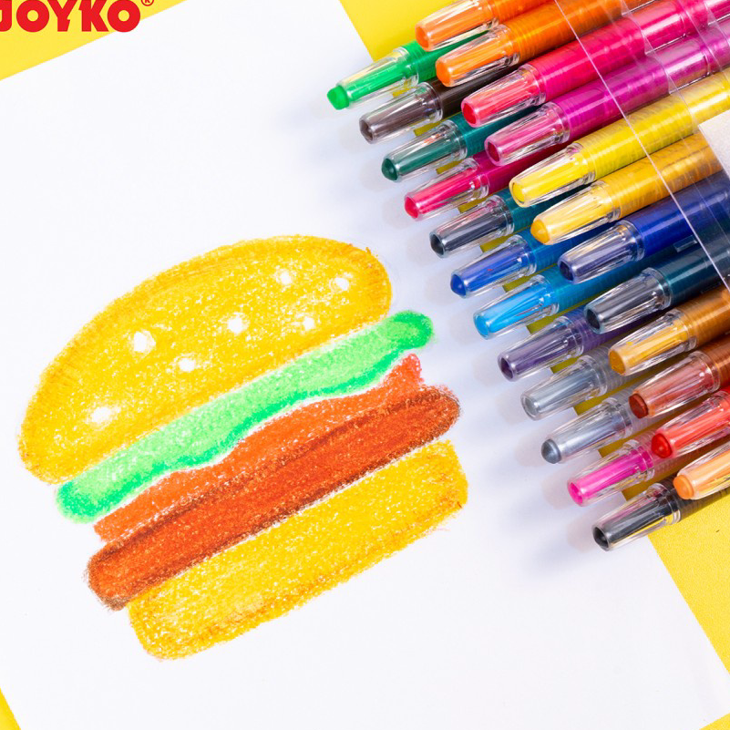 

Best Seller Crayon Putar Mini / Twist Crayon Joyko TWCR 24