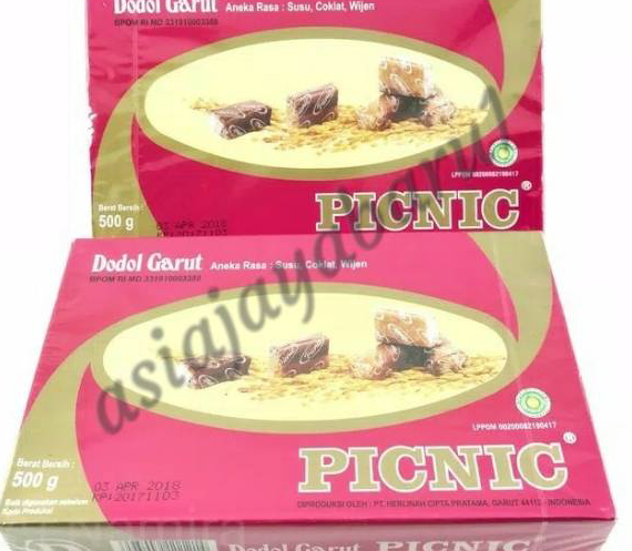 

Terkini DODOL GARUT Merk "PICNIC" Berat 500 gram
