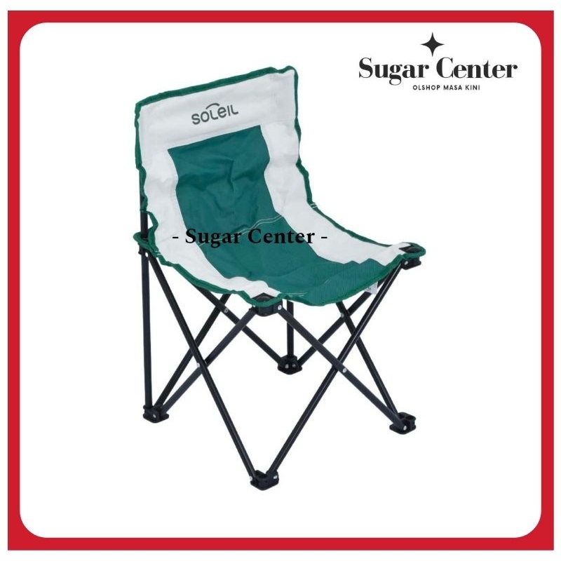 Soleil Kursi Lipat/Kursi Memancing/Kursi Santai/Kursi Camping/Kursi Piknik/Kursi Lipat Outdoor/Kursi