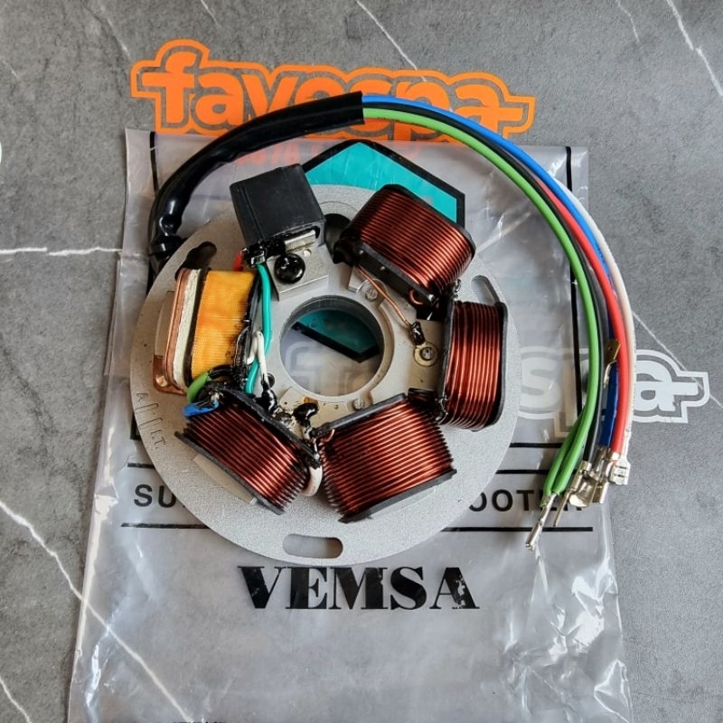 SPUL SET NAHFUR KOMPLIT CDI VESPA PX EXCEL VEMSA