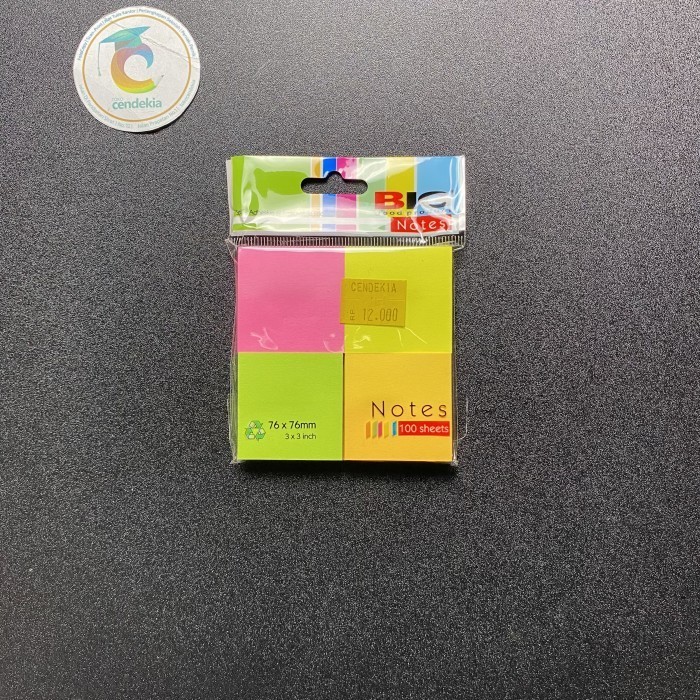 

Sticky Note / Index Mark / Pembatas BIG 76x76 mm 4 warna