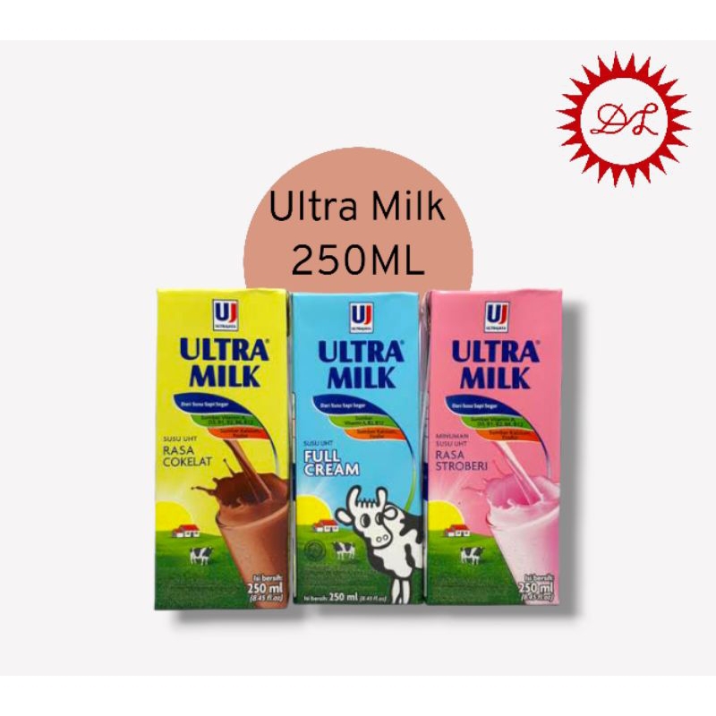 

Ultra Milk Coklat / Putih / Strawberry 250 ML