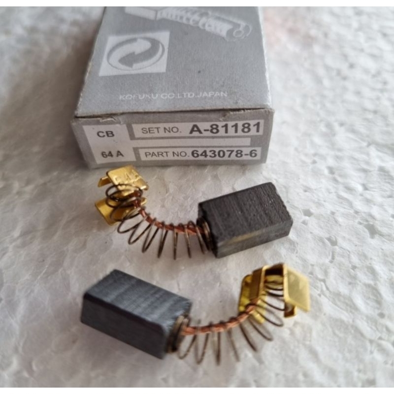 CARBON BRUSH MAKITA HP1630 ARANG SPULL KULL BOSTER MESIN BOR MAKITA HP 1630 biasa